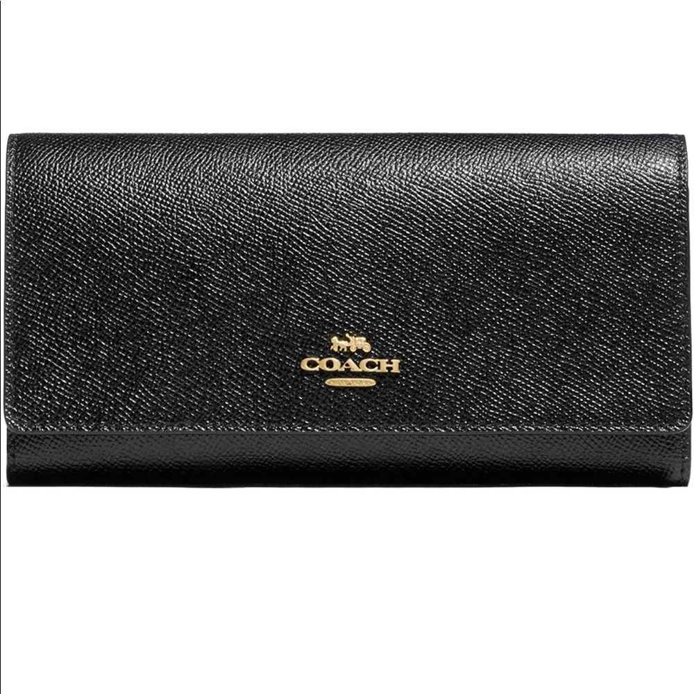 Coach Crossgrain Leather Trifold Wallet. Like New!